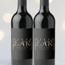 50e gouden bruiloft Jubileum cadeau