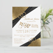 50e Gouden Hart-jubileumontwerp Kaart (Staand voorkant)