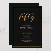 50e goudvijftigste verjaardag kaart (Voorkant / Achterkant)