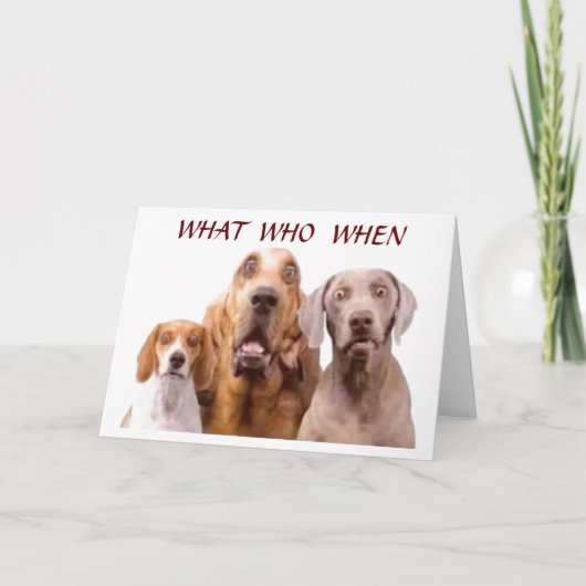 **50e**** GROTE DAG **HOE WAT??** Kaart (Voorkant)