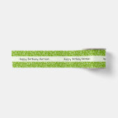 50e 'Happy Birthday' Random Number Pattern Green Lint (Voorkant)