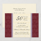 50e Invitation à Damas de Bourgogne (Devant / Derrière)