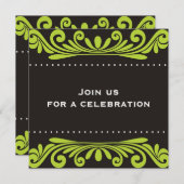 50e Invitation d'anniversaire - Plaisirs (Devant / Derrière)