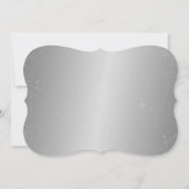 50e Invitation de la fête d'anniversaire de Silver (Dos)