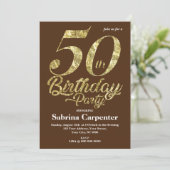 50e Invitation d'or Anniversaire (Debout devant)