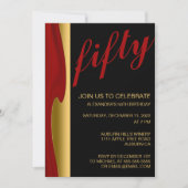 50e Invitation Gold et Red (Devant)