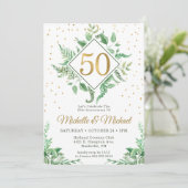 50e Jubileum Botanisch Kaart (Staand voorkant)