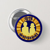 50e Jubileum Button (Voorkant /achterkant)