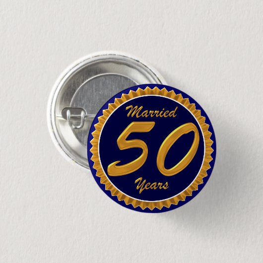 50e Jubileum Button (Voorkant /achterkant)