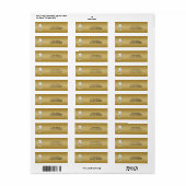 50e Jubileum Champagne Celebration Labels (Full Sheet)