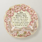 50e Jubileum Duiven aangepaste kussen (Achterkant)