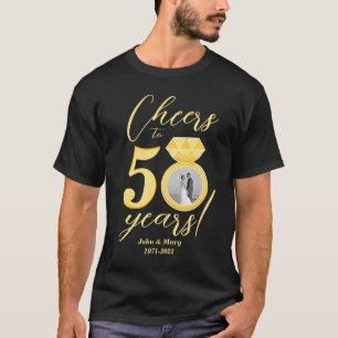 50e Jubileum Foto Proost op 50 jaar T-shirt