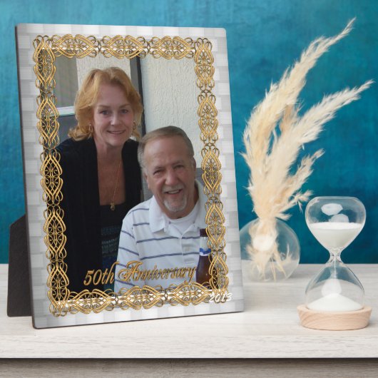 50e Jubileum fotoplaque Fotoplaat (Zijkant)