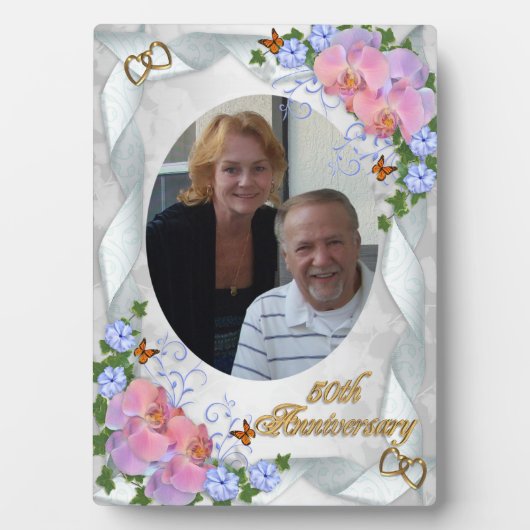 50e Jubileum fotoplaque Fotoplaat (voorkant)