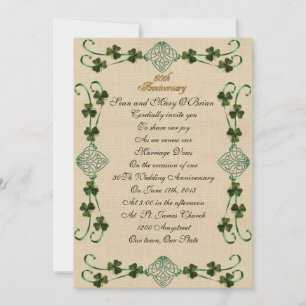 50e Jubileum gelofte vernieuwing Irish Unity knoop Kaart