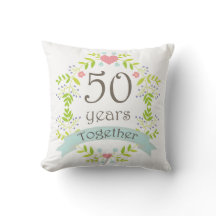 50e Jubileum Gift Sierkussen