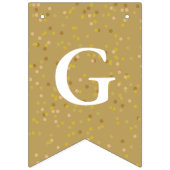 50e Jubileum Gold Dust Confetti Vlaggetjes (Tweede vlag)