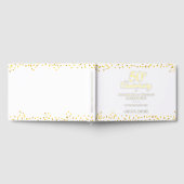 50e Jubileum Gold Hearts Confetti Gastenboek (Volledig)