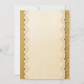 50e Jubileum Gold Invitation Kaart (Achterkant)