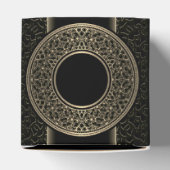 50e Jubileum Gold Medallion Cube Favor Box Bedankdoosjes (Bovenkant)