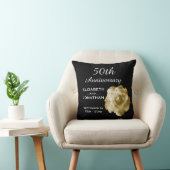 50e Jubileum Gold Roos A01G Kussen (Stoel)