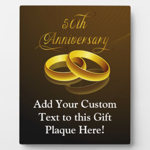 50e Jubileum   Gold Script Fotoplaat