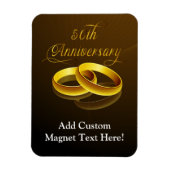 50e Jubileum | Gold Script Magneet (Verticaal)