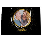 50e Jubileum Gold Sparkle Groot Cadeauzakje (Voorkant)