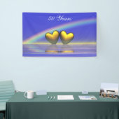 50e Jubileum Golden Hearts Banner (Beurs)