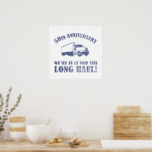 50e Jubileum Humor (Long Haul) Poster (Keuken)