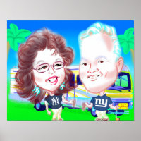 50e Jubileum Karikatuur Poster