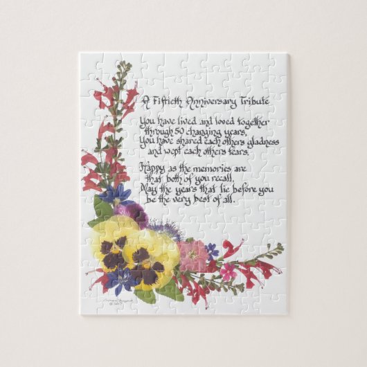 50e Jubileum Legpuzzel (Verticaal)