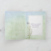 50e Jubileum Lily van de Valley bouquet Kaart (Binnen)