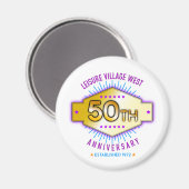50e Jubileum Magnet Magneet (Voorkant / Achterkant)