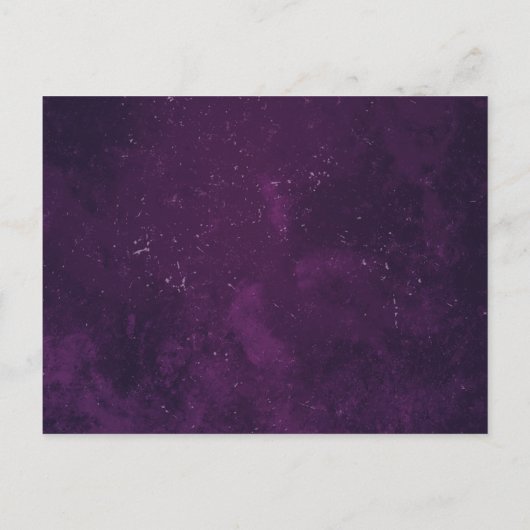 50e Jubileum Paarse Bruiloft De Datumkalender Aankondigingskaart (Achterkant)