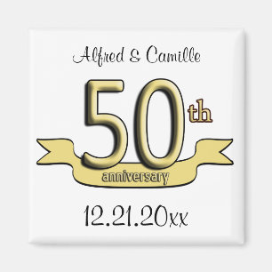 50e Jubileum-partij Favor Magnet Magneet
