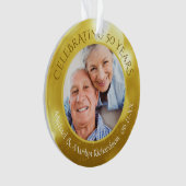 50e Jubileum Photo Keepomwille Ornament (voorkant)
