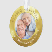 50e Jubileum Photo Keepomwille Ornament (voorkant)