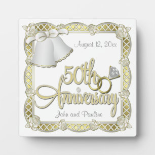 50e Jubileum Plaque Fotoplaat