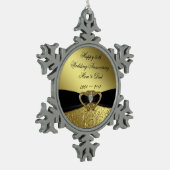 50e Jubileum Snowflake Ornament (Links)