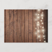 50e Jubileum Sparen de Datum Rustic Floral Aankondigingskaart (Achterkant)