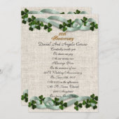 50e Jubileum Uitnodiging Iers thema (Voorkant / Achterkant)