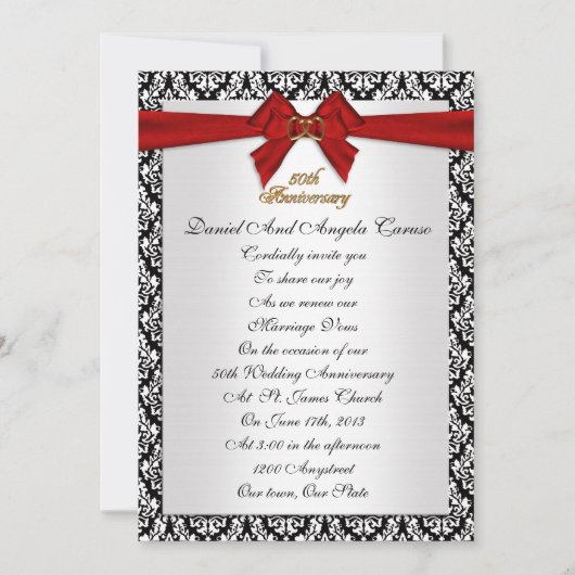 50e Jubileum Uitnodiging tot herroeping (Voorkant)