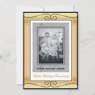 50e Jubileum voor bruiloft Kaart