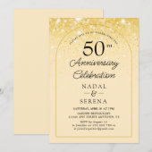 50e Jubileum voor bruiloft Kaart (Voorkant / Achterkant)