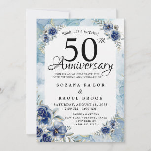 50e Jubileum voor bruiloft Kaart