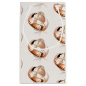 50e Jubileum voor bruiloft Klein Cadeauzakje (Achterkant)