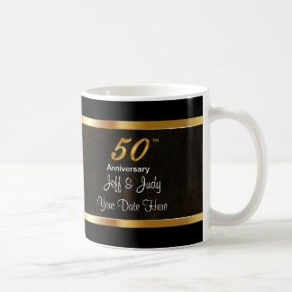 50e Jubileum voor bruiloft Koffiemok