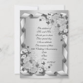 50e Jubileum voor ouderenuitnodiging Kaart (Achterkant)