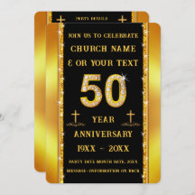 , 50e Kerk Jubileum, Uitnodigingen
